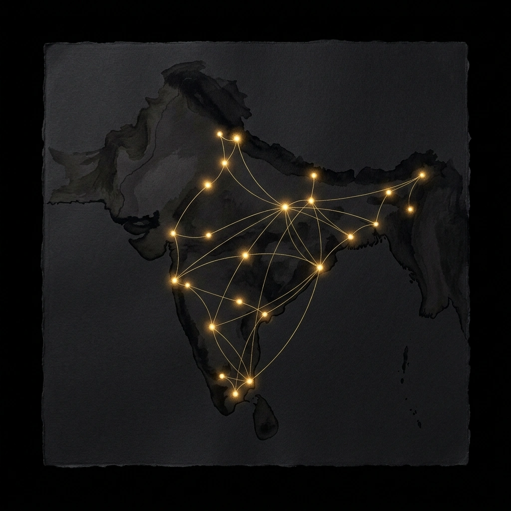 Dharma Kendra Sacred Coordinates Map Grid